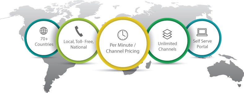 World Map Infographic World Map Infographic on Per Minute Channel Pricing