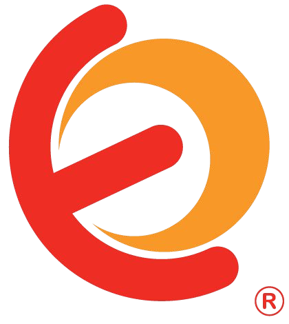 E logo
