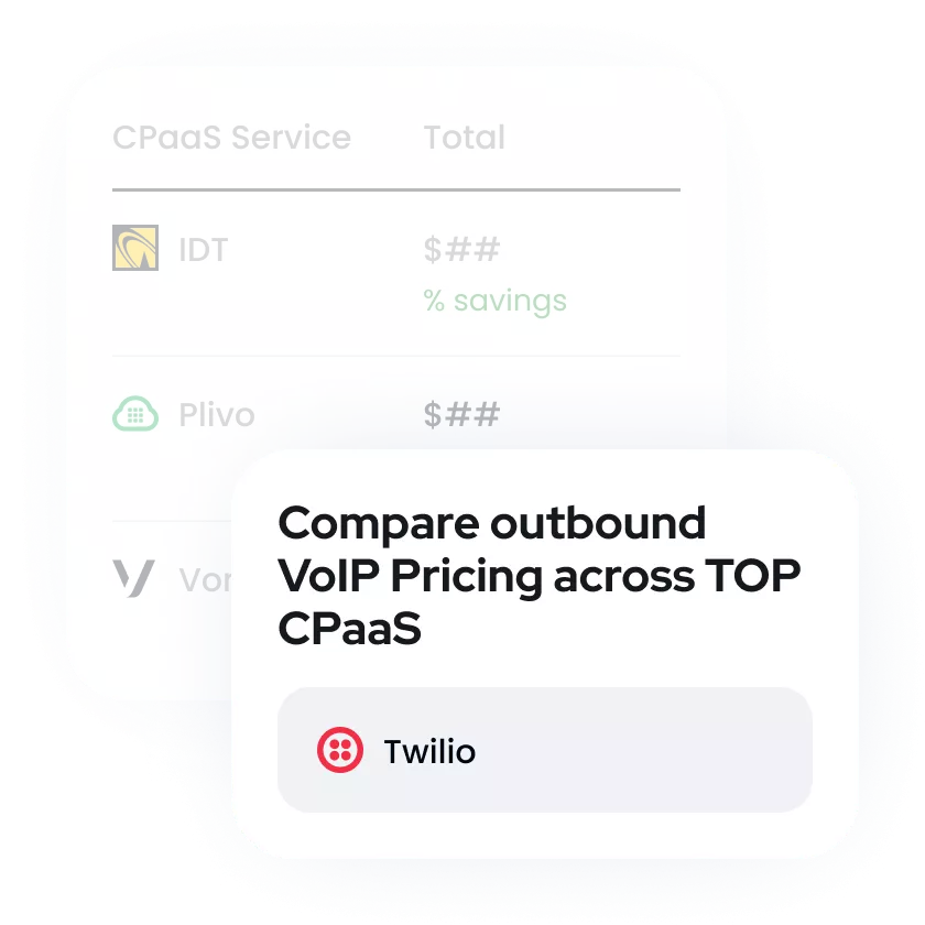 CPaaS Calculator Outbound