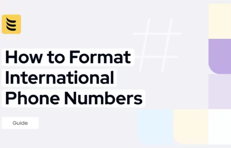 Cómo dar formato a la miniatura de números de teléfono internacionales