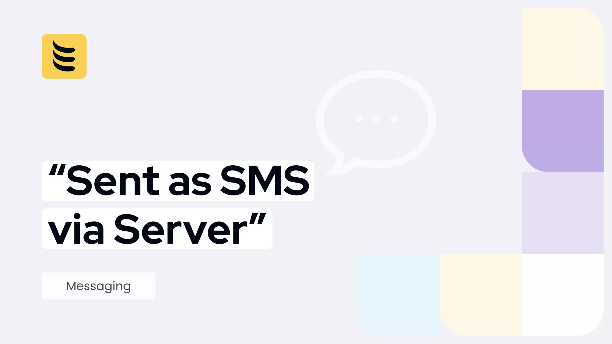 Was bedeutet „Als SMS über Server gesendet“?